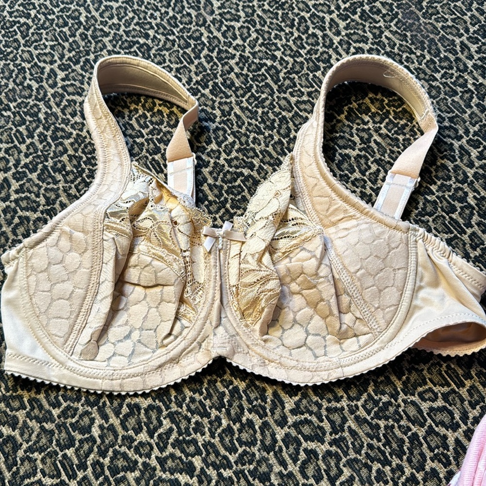 Miss Mary of Sweden Bra 36D Beige Style # 2166